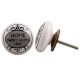 Sweet Home 1894 Flat Ceramic Drawer Knob